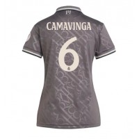 Real Madrid Eduardo Camavinga #6 Replica Third Shirt Ladies 2024-25 Short Sleeve